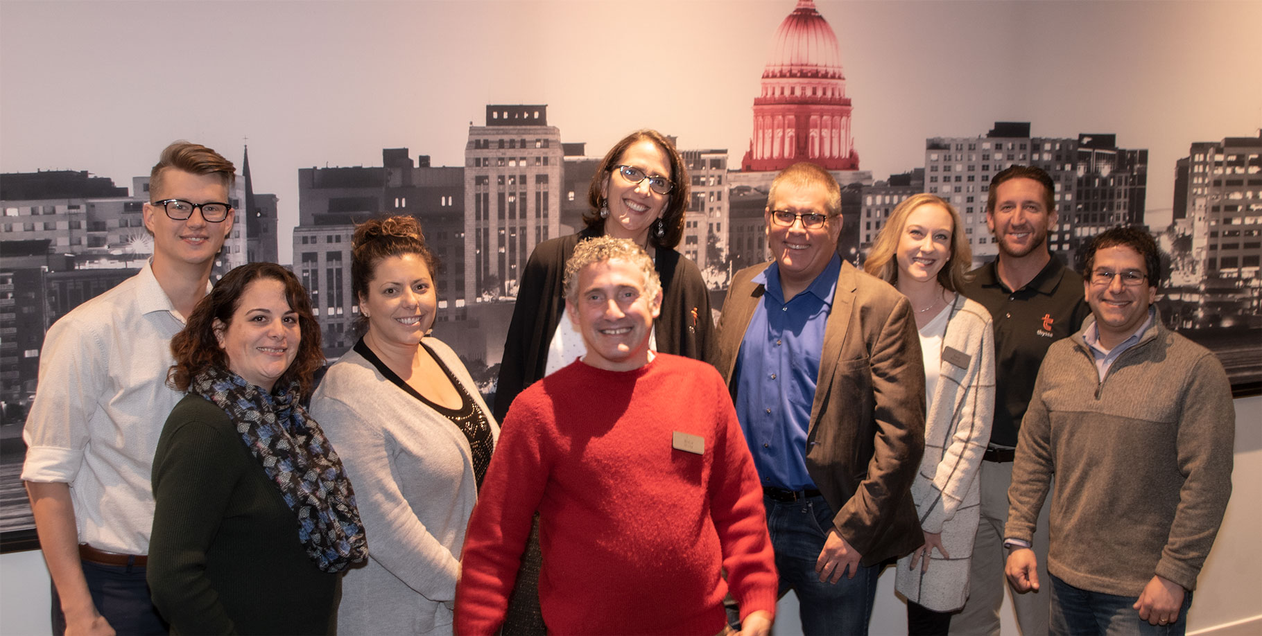 The AMA Madison Board with Signature Speaker, Peter Shankman
