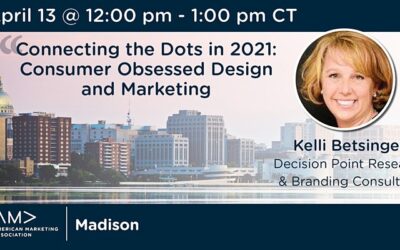 Connecting the Dots in 2021: Consumer Obsessed Design and Marketing