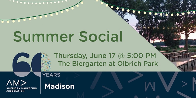 Summer Social June 17th at 5pm